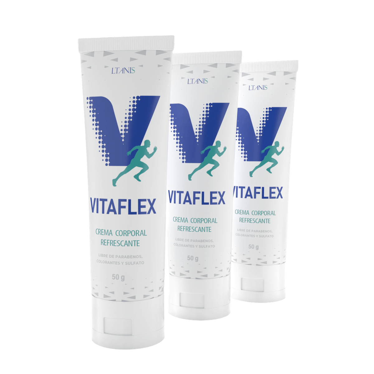 3 tubos Vitaflex